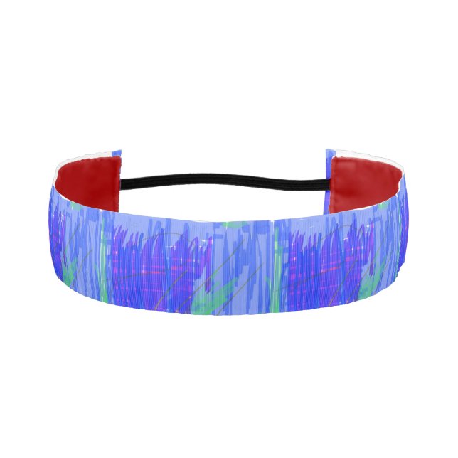 Blue Nautical Theme  Athletic Headband (Front)