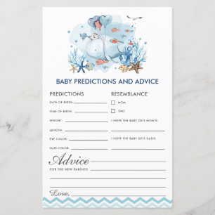 Blue Nautical Whale Baby Predictions and Advice