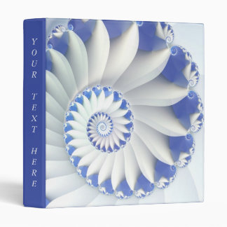 Blue Nautilus 3 Ring Binder