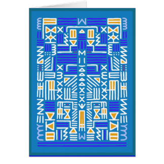 Blue Navajo Style Blanket Cards