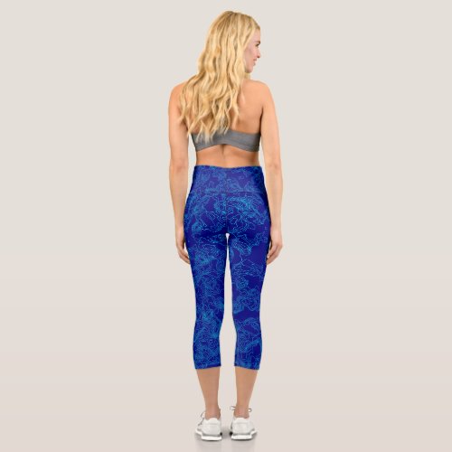 Blue Navigator Leggings