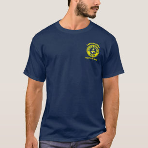 Blue navy Anchor nautical captain boat summer T-Shirt