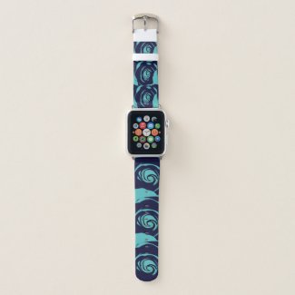 Blue Navy Blue Rose Flower Floral Pattern 