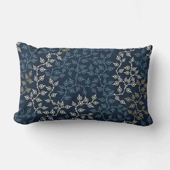 Blue Navy Designer Pillow (Front)