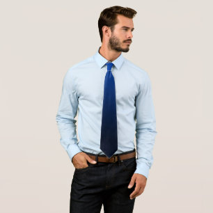 Blue Navy Gradient Neck Tie