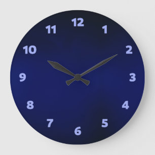 Blue navy large clock