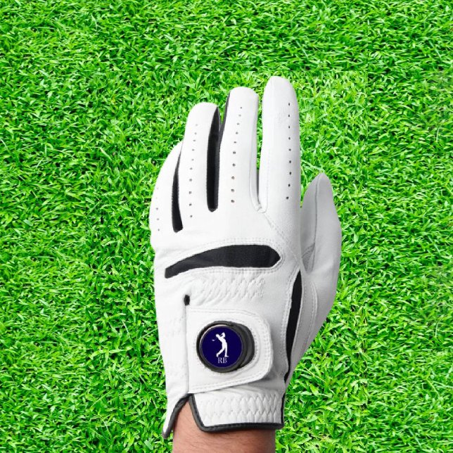 Blue Navy Man Custom Golf  Glove (Tee Off in Style!)