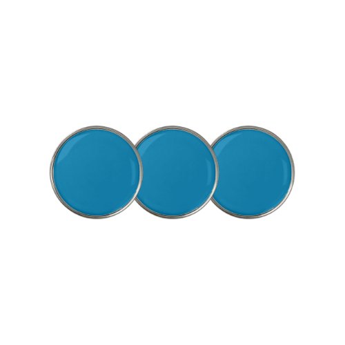 Blue NCS  solid color   Golf Ball Marker