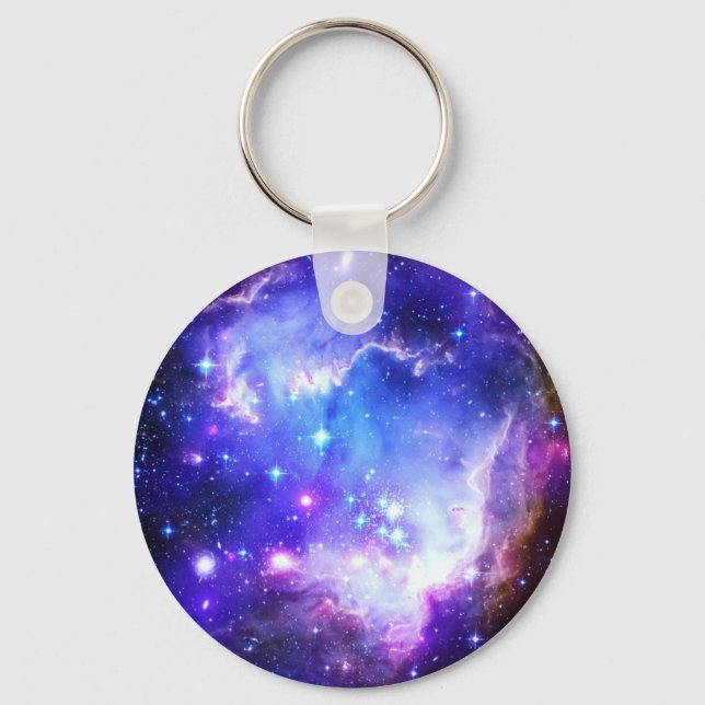 Blue Nebula Keychain (Front)