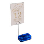 Blue Nebula  Place Card Holder