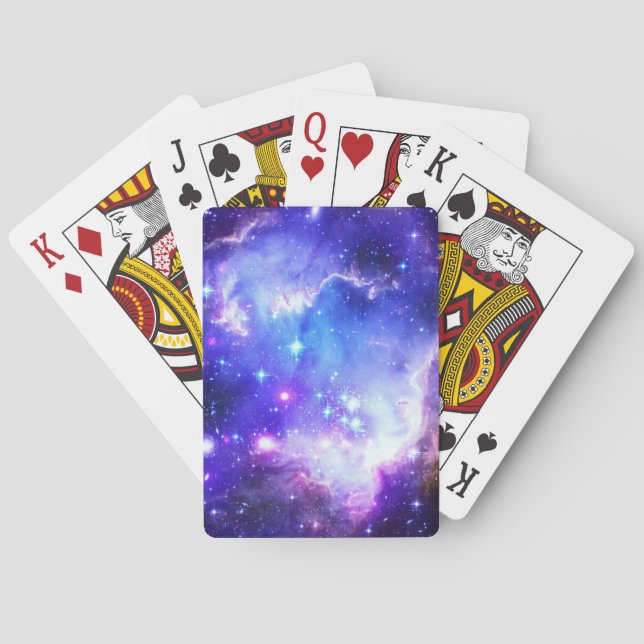 Blue Nebula Poker Cards (Back)