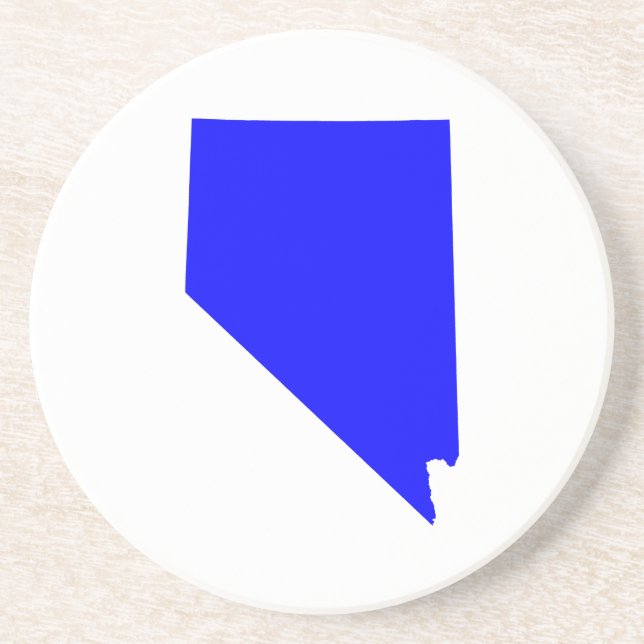 Blue Nevada Sandstone Coaster (Front)
