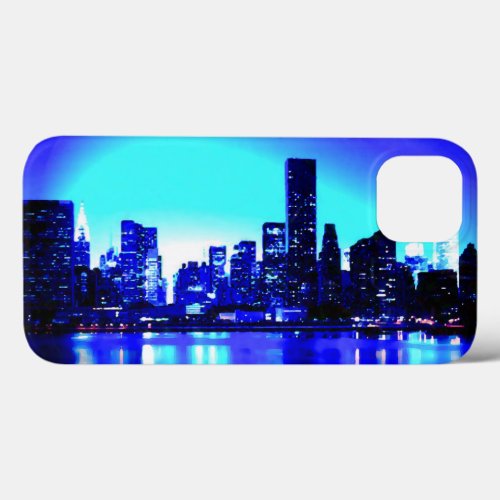 Blue New York City iPhone 13 Case