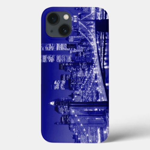 Blue New York City iPhone 13 Case