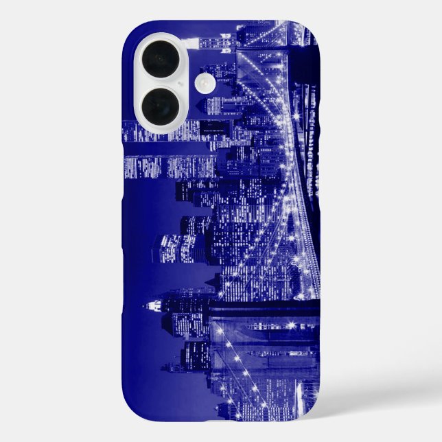Blue New York City Case-Mate iPhone Case (Back)