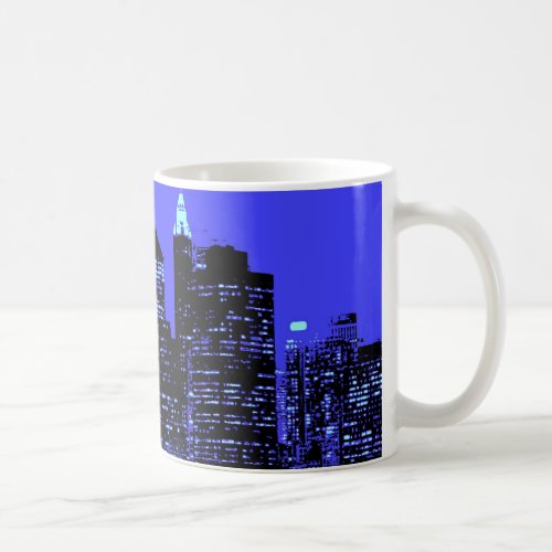 Blue New York City Coffee Mug