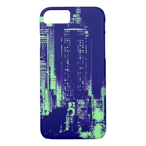 Blue New York City iPhone 7 Case