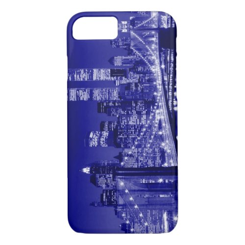 Blue New York City iPhone 7 Case