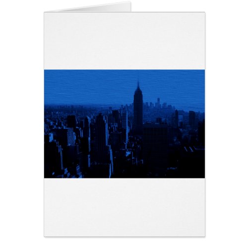 Blue New York City Night