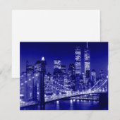 Blue New York City Night (Front/Back)