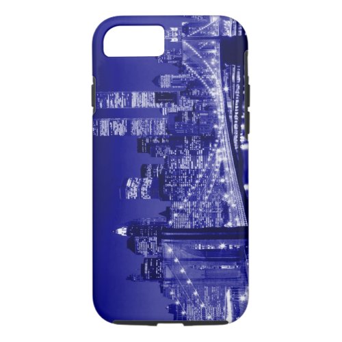 Blue New York City Tough iPhone 7 Case