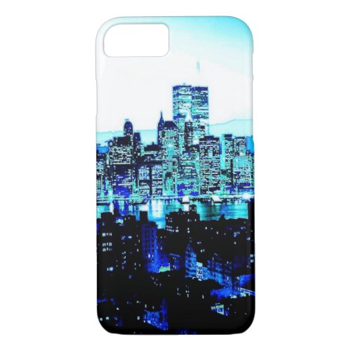 Blue New York iPhone 7 Case