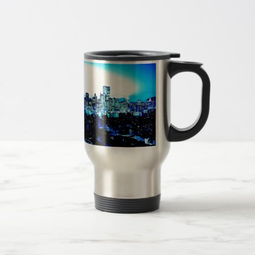 Blue New York Travel Mug