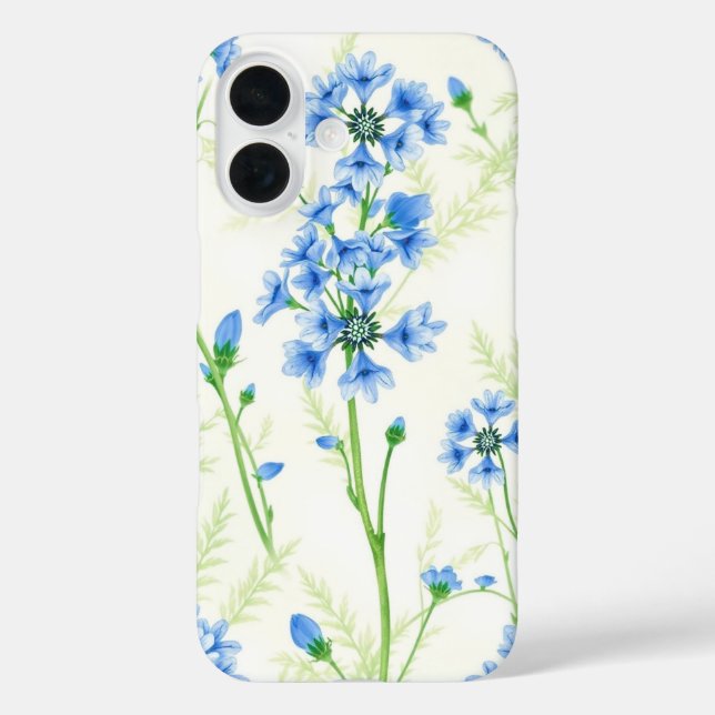Blue Nigella Case-Mate iPhone Case (Back)