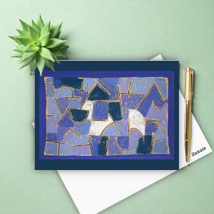 Blue Night by Paul Klee, Abstract  Postcard