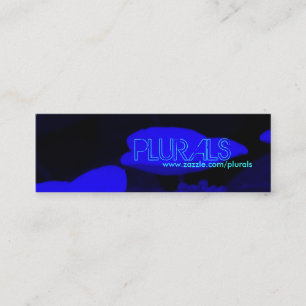 Blue Night Mini Business Card