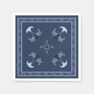 Blue Night Paper Napkins