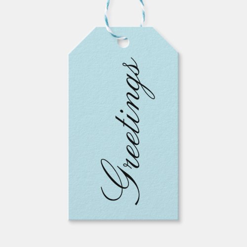 Blue no1 pastel blue light blue gift tags