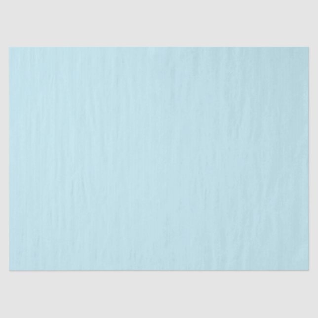 Blue no.1, pastel blue, light blue Tissue Paper (Front)