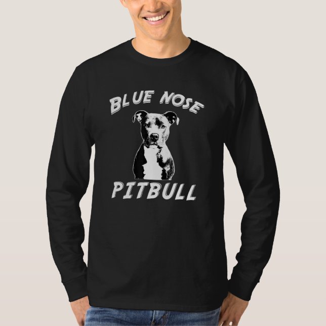 Blue Nose Pitbull Dog   Puppy Animal Rescue T-Shirt (Front)