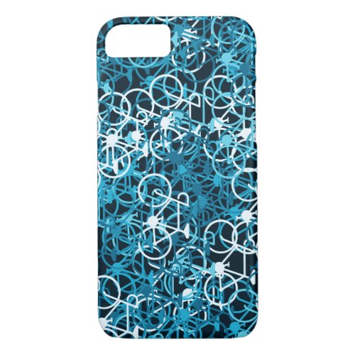 Blue Note BicycleCyclists iPhone 7 Case