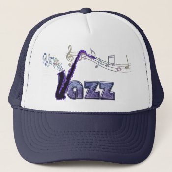 Blue Note Jazz Sax Music Hat by UROCKDezineZone at Zazzle