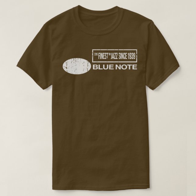 Blue Note Record Label Crewneck Sweatshirt T-Shirt (Design Front)