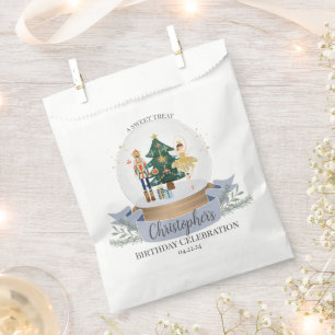 Blue Nutcracker Birthday Party Favors Cookie Treat Favor Bag