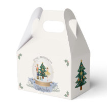 Blue Nutcracker Christmas Baby Shower Favor Favor Boxes