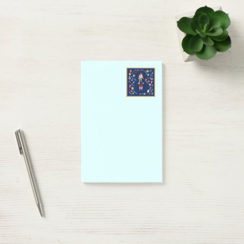 Blue Nutcracker Post_it Notes