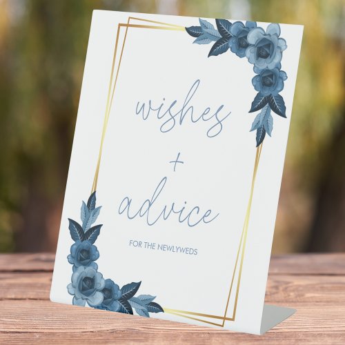 Blue Ocean Advice For The Bride and Groom Sign