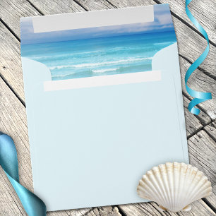 Blue Ocean Beach Envelope