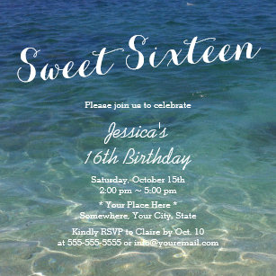 ocean theme invitations zazzle
