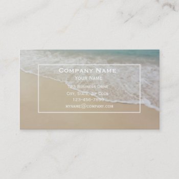 Blue Ocean Business Card by bbourdages at Zazzle