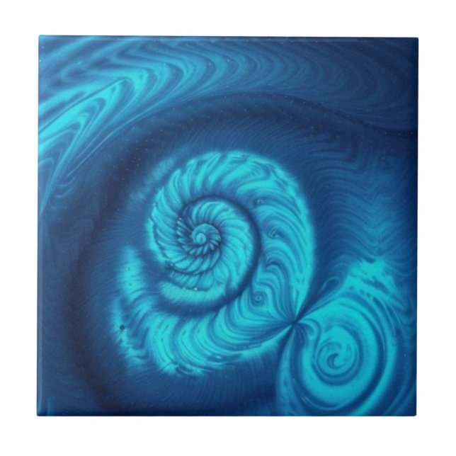 Blue Ocean Ceramic Tile (Front)