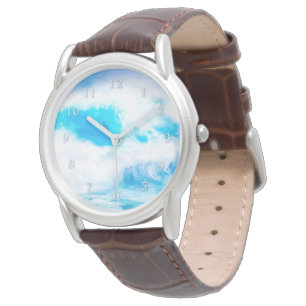 BLUE OCEAN DOLPHIN WAVE RIDERS WATCH