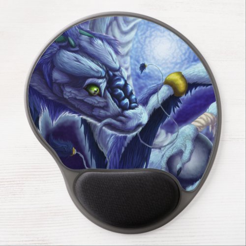 Blue Ocean Dragon  Pearl Gel Mouse Pad