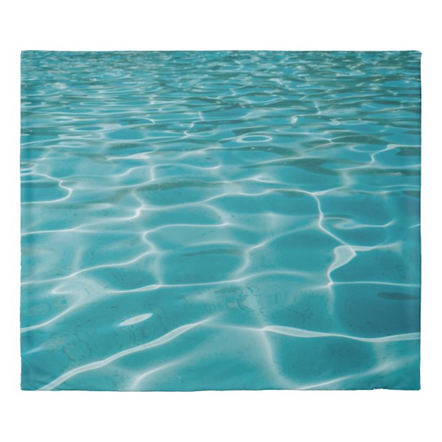 Blue ocean duvet cover (Front)