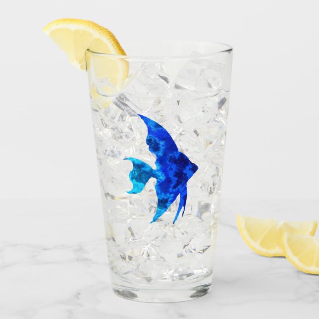 Blue Ocean Fish Glass (Front Ice)