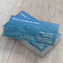 Blue Ocean Fishing Guide Fishing Charter Business Card